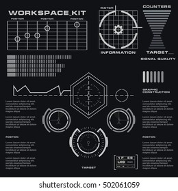 Futuristic virtual graphic touch  user interface