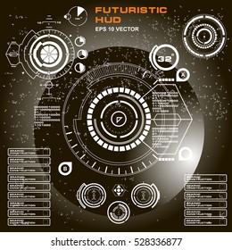 Futuristic virtual graphic touch  user interface