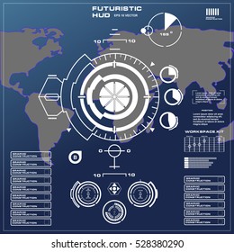 Futuristic virtual graphic touch  user interface