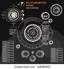 Futuristic virtual graphic touch  user interface