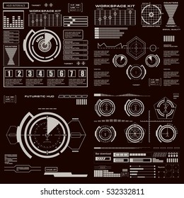 Futuristic virtual graphic touch  user interface