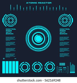 Futuristic virtual graphic touch user interface