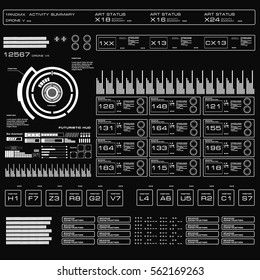 Futuristic Virtual Graphic Touch User Interface