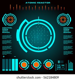 Futuristic virtual graphic touch user interface