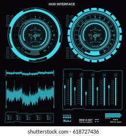 Futuristic virtual graphic touch user interface