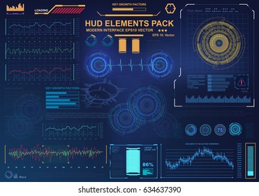 Futuristic virtual graphic touch user interface target