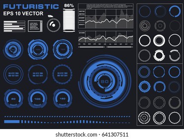 Futuristic virtual graphic touch user interface, target