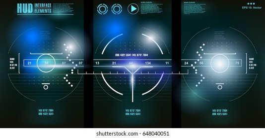 Futuristic virtual graphic touch user interface