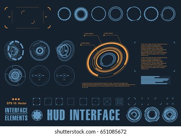 Futuristic virtual graphic touch user interface, target