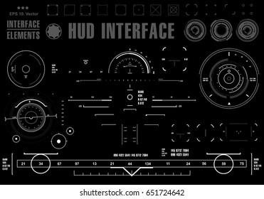 Futuristic virtual graphic touch user interface, target