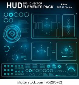 Futuristic virtual graphic touch user interface, target