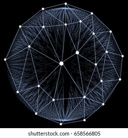 Futuristic virtual technology background, Fiber virtual optic cables, fiber connection, telecommunications concept, digitally generated image.Vector illustration.