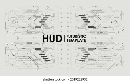 Diseño de pantalla VR futurista. Ilustración gráfica del ciberpunk. Ciberespacio al estilo HUD. Pantalla de alta tecnología. Plantilla de Realidad Virtual. Diseño gráfico moderno Sci-Fi. HUD de tecnología digital.