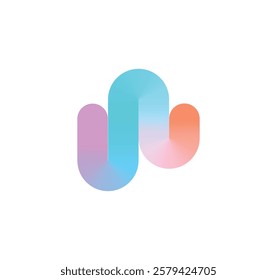 futuristic w letter logo - modern w logo
