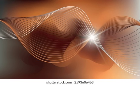Futuristic wallpaper. An excellent background for advertising, posters, postcards, business cards, corporate attributes and your other projects. Vector.
