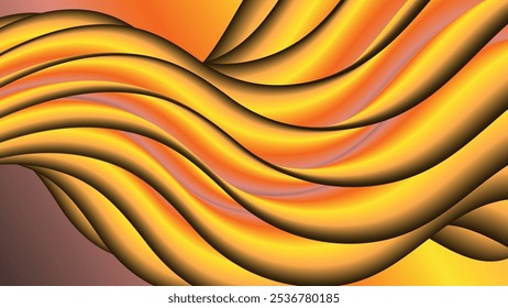 Futuristic wallpaper in fiery tones. Background template for posters, advertising banners, social networks and other your projects. Vector.