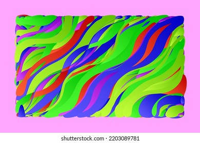 Diseño vectorial de forma de fondo de arte abstracto de onda futurista. ondulación