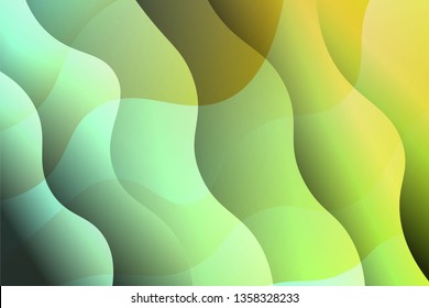 Futuristic wavy dynamic background. Creative Vector illustration. For cover book, presentation wallpaper, print design