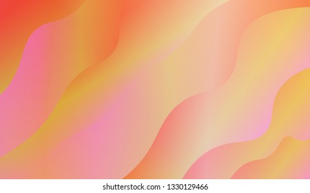Futuristic Wavy geometric background. Background for Wallpaper, Web Design, Brochure, Visit Card. Vector wave pattern. Gradient.