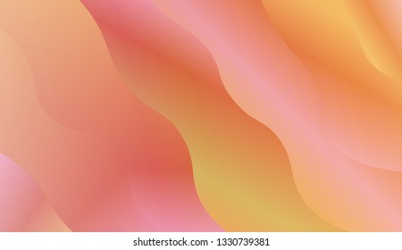 Futuristic Wavy geometric background. Background for Wallpaper, Web Design, Brochure, Visit Card. Vector wave pattern. Gradient.