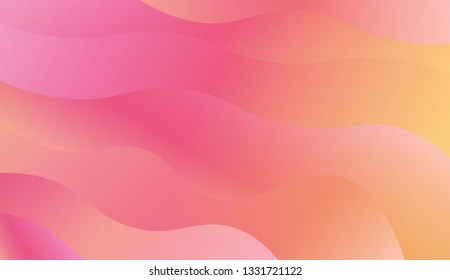 Futuristic Wavy geometric background. Background for Wallpaper, Web Design, Brochure, Visit Card. Vector wave pattern. Gradient.