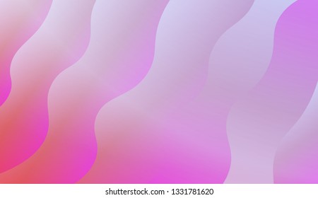 Futuristic Wavy geometric background. Background for Wallpaper, Web Design, Brochure, Visit Card. Vector wave pattern. Gradient.