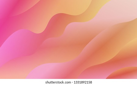 Futuristic Wavy geometric background. Background for Wallpaper, Web Design, Brochure, Visit Card. Vector wave pattern. Gradient.