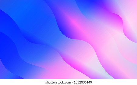 Futuristic Wavy geometric background. Background for Wallpaper, Web Design, Brochure, Visit Card. Vector wave pattern. Gradient.
