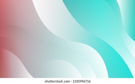 Futuristic Wavy geometric background. Background for Wallpaper, Web Design, Brochure, Visit Card. Vector wave pattern. Gradient.