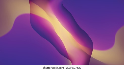 Fondo de gradiente ondulado futurista. Resumen del diseño de formas con líneas de giro para fondo de pantalla, folleto, sitio web, cabecera, portada de revista, impresión y presentación de productos