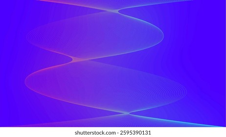 Futuristic Wavy Lines and Colors