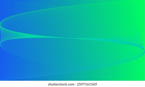 Futuristic Wavy Lines with Soft Colors