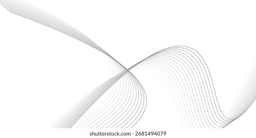 Futuristic white abstract background. Modern grey wave line. diagona line.