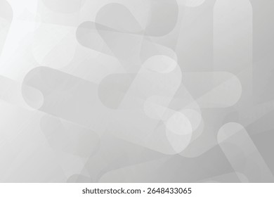 Futuristic White Grid Background – Soft Layered Geometric Tech-Inspired Minimal Design. EPS vector illustration