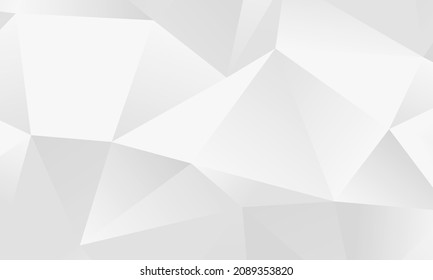 Fondo de polos blanco futurista bajo, estilo triangular abstracto geométrico ruborizado. plantilla de fondo de diseño gráfico de ilustración vectorial.