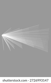 Futuristische weiße Technologie Tapete mit einem abstrakten Hintergrund Vektor mit Pfeilen, digitalen Linien, und Wellenmuster für ein modernes Geschäft Web-Banner-Vorlage