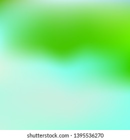 Futuristic work of art performed by simple techniques. Vector illustration invite. Startling splash and spreading spot. Green graphic samples of futuristic artwork.