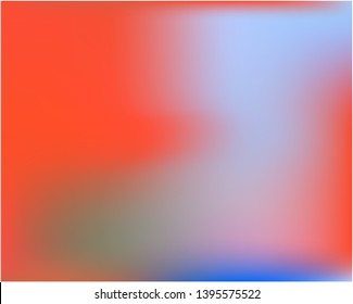 Futuristic work of art performed by simple techniques. Vector illustration space. Random splash and spreading spot. Red graphic samples of futuristic artwork.