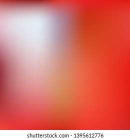 Futuristic work of art performed by simple techniques. Vector illustration layout. Random splash and spreading spot. Red graphic samples of futuristic artwork.