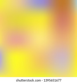 Futuristic work of art performed by simple techniques. Startling splash and spreading spot. Vector illustration shape. Yellow graphic samples of futuristic artwork.