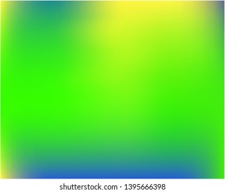 Futuristic work of art performed by simple techniques. Vector illustration flat. Trendy splash and spreading spot. Green graphic samples of futuristic artwork.