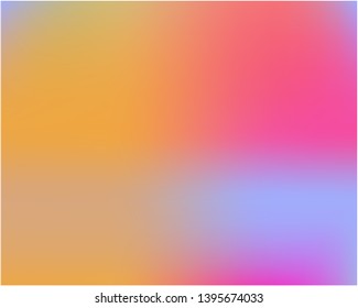 Futuristic work of art performed by simple techniques. Vector illustration shape. Random splash and spreading spot. Orange graphic samples of futuristic artwork.