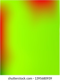 Futuristic work of art performed by simple techniques. Creative splash and spreading spot. Vector illustration cover. Green graphic samples of futuristic artwork.