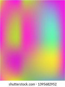 Futuristic work of art performed by simple techniques. Startling splash and spreading spot. Vector illustration flat. Pink graphic samples of futuristic artwork.