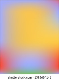 Futuristic work of art performed by simple gradient mesh . Pretty splash and spreading spot. Vector illustration presentation. Yellow graphic samples of futuristic artwork.