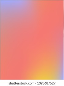 Futuristic work of art performed by simple gradient mesh. Unreal splash and spreading spot. Vector illustration concept. Pink graphic samples of futuristic artwork.