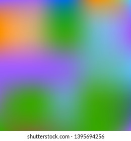 Futuristic work of art performed by simple techniques. Random splash and spreading spot. Vector illustration shape. Green graphic samples of futuristic artwork.