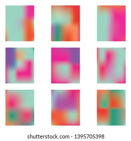 Futuristic work of art performed by simple techniques. Vector illustration layout. Juicy splash and spreading spot. Pink graphic samples of futuristic artwork.