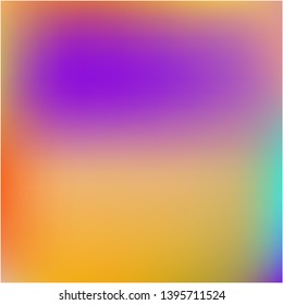 Futuristic work of art performed by simple techniques. Interesting splash and spreading spot. Vector illustration layout. Violet graphic samples of futuristic artwork.