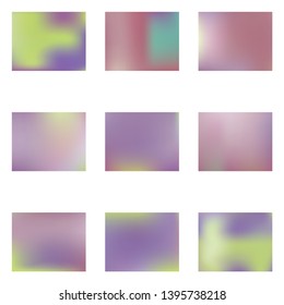 Futuristic work of art performed by simple techniques. Vector illustration shape. Unreal splash and spreading spot. Violet graphic samples of futuristic artwork.
